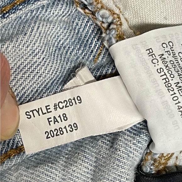 Madewell The Perfect Vintage Jean Distressed Size 26 - Picture 13 of 14